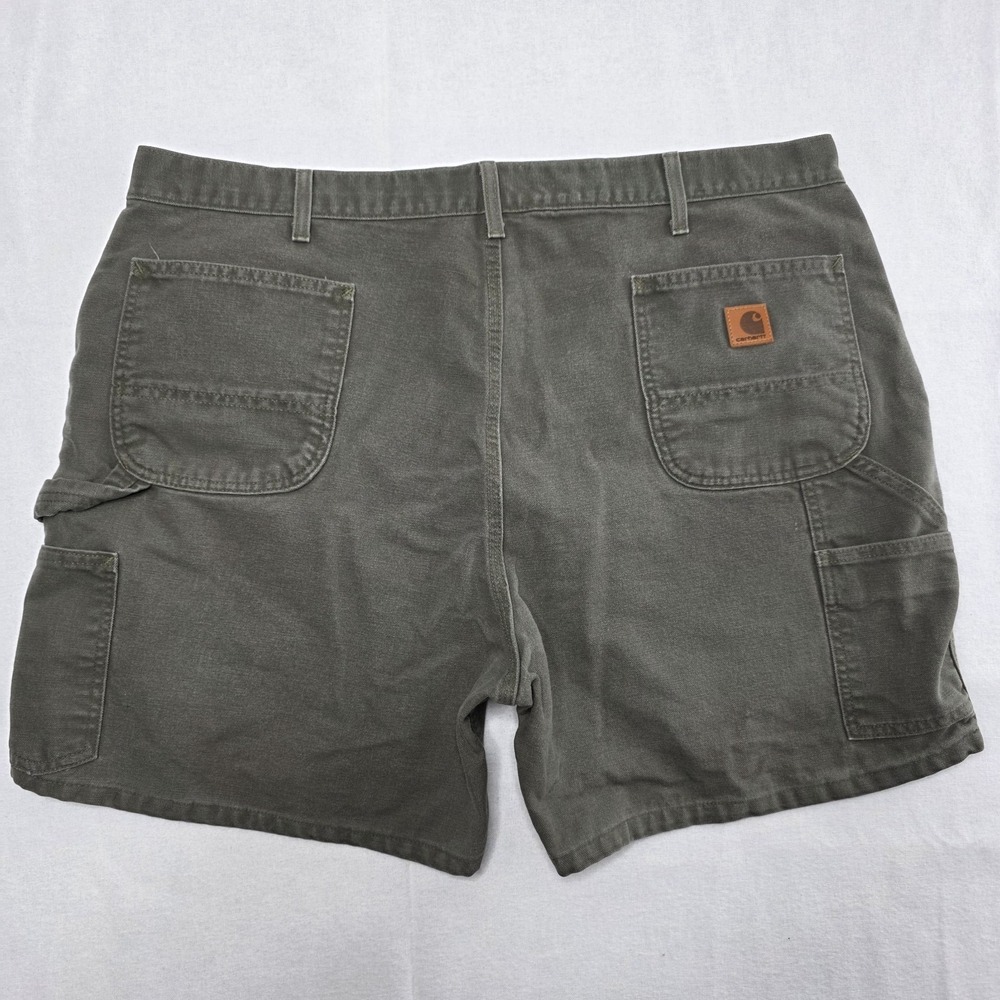Vintage Carhartt B25 MOS Carpenter Shorts Mens Size 44 Moss Original Fit